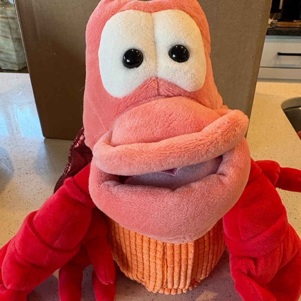 Disney Scentsy The Little Mermaid Crab Plush with Scent pack​